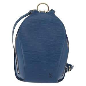 Louis Vuitton Epi Mabillon Backpack Blue